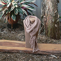 Organic Cotton Moss Scarf